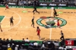 超远距离！特雷&middot;杨后场长传助飞库利巴利空接暴扣
