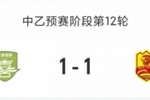 中乙综述：长春喜都1-1青岛红狮各取1分，两队仍居北区倒数二三名